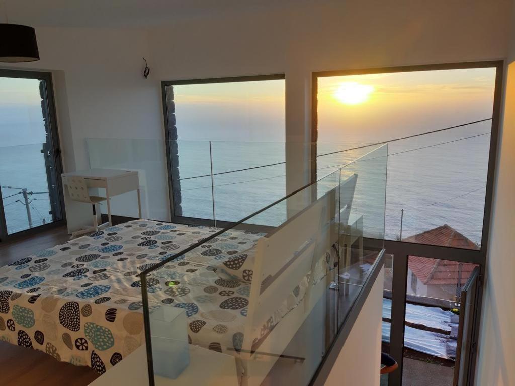 Refugio De Pedra Villa Fajã da Ovelha Buitenkant foto